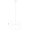 Z-Lite Artemis Chandelier, 6-Light, 18 In.W x 12.75 In.H, Matte Black/Matte Opal 494-6MB - alternate 2